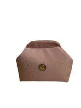 Lade das Bild in den Galerie-Viewer, Handgefertigte Clutch in rosa mit Glitzer 26x20x8 cm
