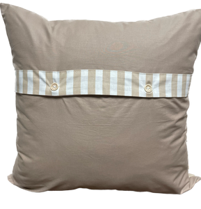 Country house style cushion cover, cushion cover, decorative cushion *Best Grandpa* beige/white