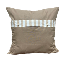 Lade das Bild in den Galerie-Viewer, Maritime Kissenhülle, Kissenbezug, Landhausstil Kissen * Leuchtturm* blau/weiß/beige
