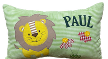 Lade das Bild in den Galerie-Viewer, Namenskissen, Kuschelkissen, Kissen Geburt, Kinderkissen
