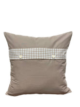 Load image into Gallery viewer, 1x country house style cushion cover * cushion cover * farmhouse decorative cushion * cow* beige/white
