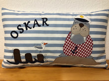 Carregar imagem no visualizador da galeria, Namenskissen, Kuschelkissen, Kissen Geburt, Kinderkissen
