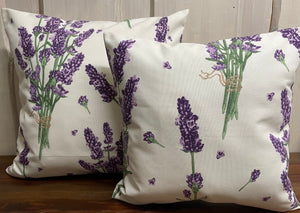 1x Landhausstil Kissenhülle * Kissenbezug * Dekokissen * Lavendel