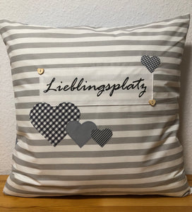 Landhausstil Kissenhülle * Kissenbezug * Dekokissen * Lieblingsplatz *