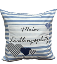 Lade das Bild in den Galerie-Viewer, 1x Landhausstil Kissenhülle * Kissenbezug * Dekokissen * Mein Lieblingsplatz *

