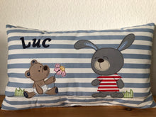 Carregar imagem no visualizador da galeria, Namenskissen, Kuschelkissen, Kissen Geburt, Kinderkissen
