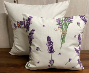 1x Landhausstil Kissenhülle * Kissenbezug * Dekokissen * Lavendel