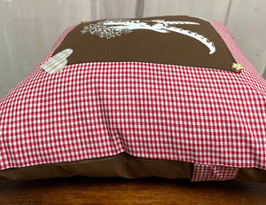 1x country house style cushion cover * cushion cover * farmhouse decorative cushion * Capricorn *