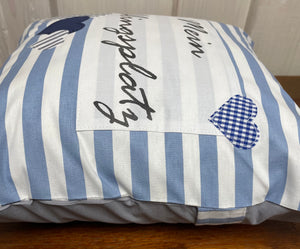 1x Landhausstil Kissenhülle * Kissenbezug * Dekokissen * Mein Lieblingsplatz *