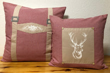 Load image into Gallery viewer, 1x country house style cushion cover * cushion cover * farmhouse decorative cushion * Bavaria *
