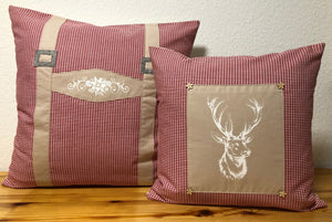 1x country house style cushion cover * cushion cover * farmhouse decorative cushion * Bavaria *