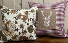 Load image into Gallery viewer, 1x country house style cushion cover * cushion cover * decorative cushion * flowers
