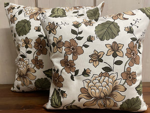 1x country house style cushion cover * cushion cover * decorative cushion * flowers