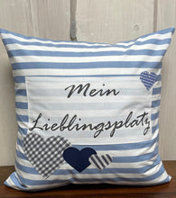 Lade das Bild in den Galerie-Viewer, 1x Landhausstil Kissenhülle * Kissenbezug * Dekokissen * Mein Lieblingsplatz *
