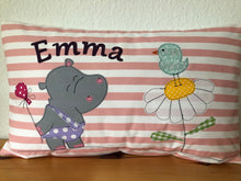 Carregar imagem no visualizador da galeria, Namenskissen, Kuschelkissen, Kissen Geburt, Kinderkissen
