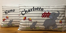 Carregar imagem no visualizador da galeria, Namenskissen, Kuschelkissen, Kissen Geburt, Kinderkissen
