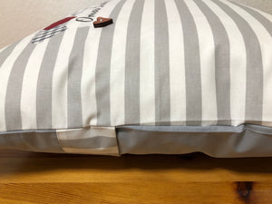 1x Landhausstil Kissenhülle * Kissenbezug * Dekokissen * Omas Lieblingsplatz *