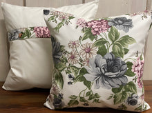 Load image into Gallery viewer, 1x country house style cushion cover * cushion cover * decorative cushion * flowers
