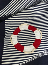 Cargar imagen en el visor de la galería, Maritime Patchwork Decke, Tagesdecke, Kinderdecke, Bettüberwurf 130cm x 200cm
