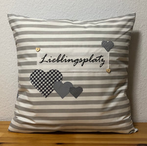 Landhausstil Kissenhülle * Kissenbezug * Dekokissen * Lieblingsplatz *
