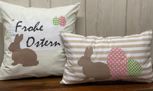 Lade das Bild in den Galerie-Viewer, 1 Landhausstill Kissenhülle, Kissenbezug, Osterkissen,Ostern creme/beige
