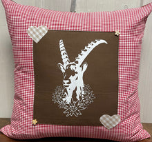 Load image into Gallery viewer, 1x country house style cushion cover * cushion cover * farmhouse decorative cushion * Capricorn *
