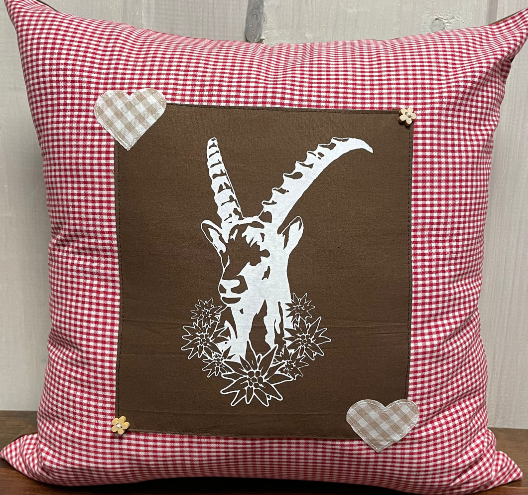 1x country house style cushion cover * cushion cover * farmhouse decorative cushion * Capricorn *