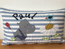 Carregar imagem no visualizador da galeria, Namenskissen, Kuschelkissen, Kissen Geburt, Kinderkissen
