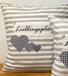 Landhausstil Kissenhülle * Kissenbezug * Dekokissen * Lieblingsplatz *