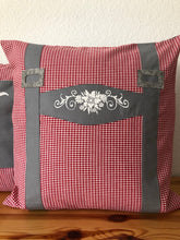 Load image into Gallery viewer, 1x country house style cushion cover * cushion cover * farmhouse decorative cushion * Bavaria *
