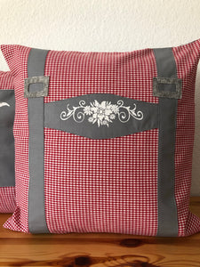 1x country house style cushion cover * cushion cover * farmhouse decorative cushion * Bavaria *