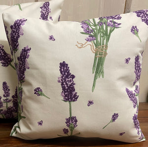 1x Landhausstil Kissenhülle * Kissenbezug * Dekokissen * Lavendel