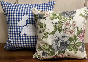 1x country house style cushion cover * cushion cover * decorative cushion * flowers