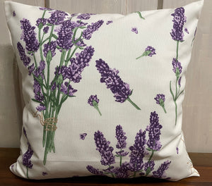 1x Landhausstil Kissenhülle * Kissenbezug * Dekokissen * Lavendel