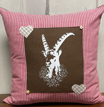 Load image into Gallery viewer, 1x country house style cushion cover * cushion cover * farmhouse decorative cushion * Capricorn *
