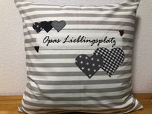Lade das Bild in den Galerie-Viewer, 1x Landhausstil Kissenhülle * Kissenbezug * Dekokissen * Opas Lieblingsplatz *
